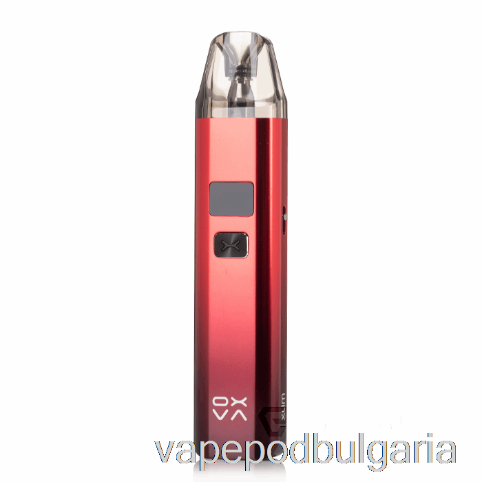 Vape 10000 Дръпки Oxva Xlim V2 25w Pod System Shiny Black Red